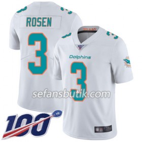 Miami Dolphins Tröjor Josh Rosen 3 Nike Vit 100th - Herr